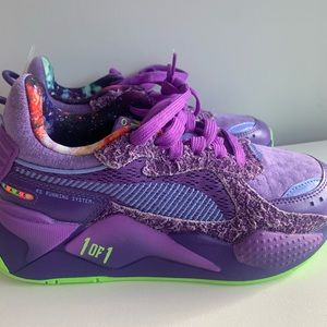 Puma Men’s Rs-X Galaxy Basketball Sneakers Shoes - Purple